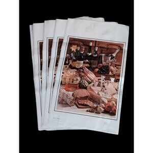 French Deli Bags for Bread Cheese Salami Wine Fruit Veggies 8ct 16"x9" France